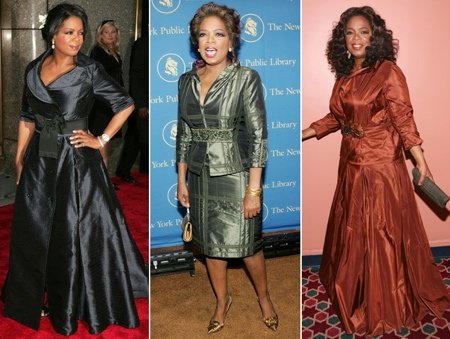 oprah Ecco come si veste una mela quando vuole essere davvero elegante.