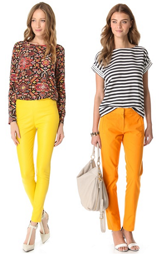 Trova il tuo stile con i consigli di Staibenissimo pantaloni colorati