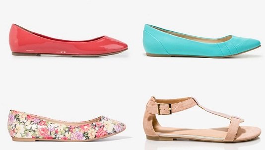 Le tendenze scarpe primavera estate 2013 con Staibenissimo ballerine sandali forever21