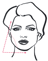 Con il make up giusto riuscirai a donare maggior equilibrio al tuo viso triangolare. 