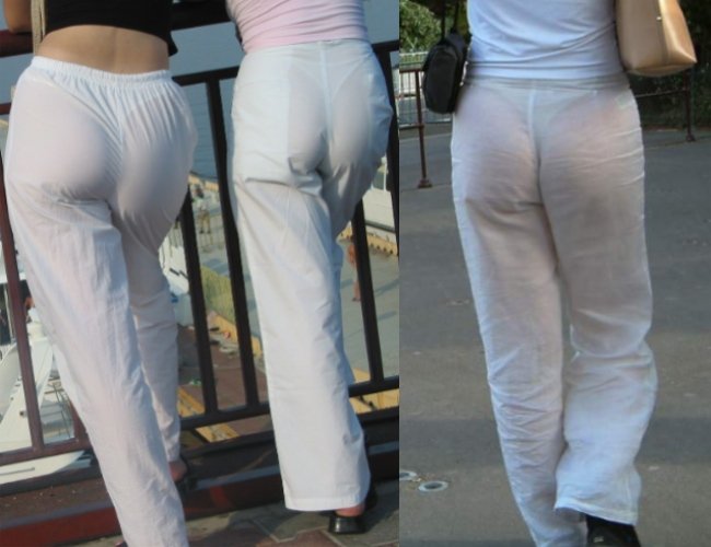 Intimo bianco - pantalone bianco: un'accoppiata mortale