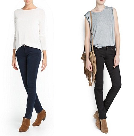 Tutti i jeans autunno inverno 2013-2014 per lui e lei skinny jeans donna