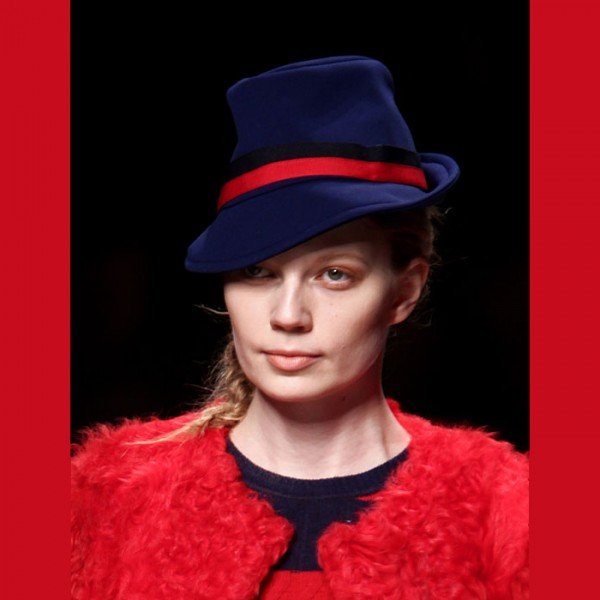 tendenze-cappelli-donna-autunno-inverno-20132014 - Cappello tendenzialmente maschile, il borsalino è presente quest'anno anche nelle passerelle di moda femminile