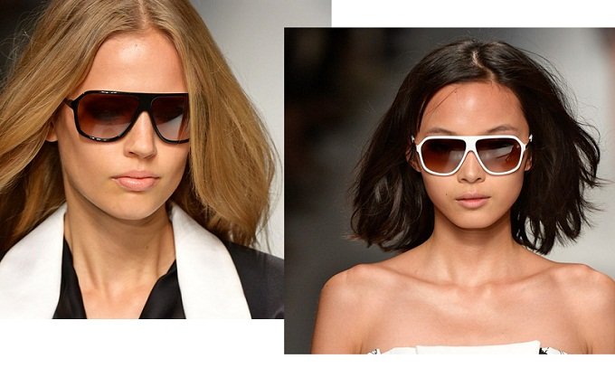 Gli occhiali da sole primavera estate 2014: ecco i must-have occhiali da sole a mascherina e maxi