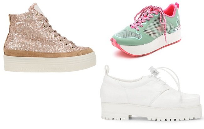 Tendenze primavera estate 2014: gli accessori must have  scarpe e sneakers platform